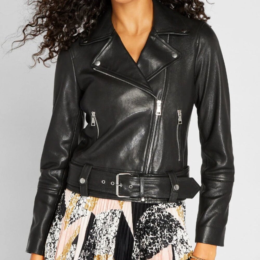 Club Monaco Leather Jacket, New Unworn